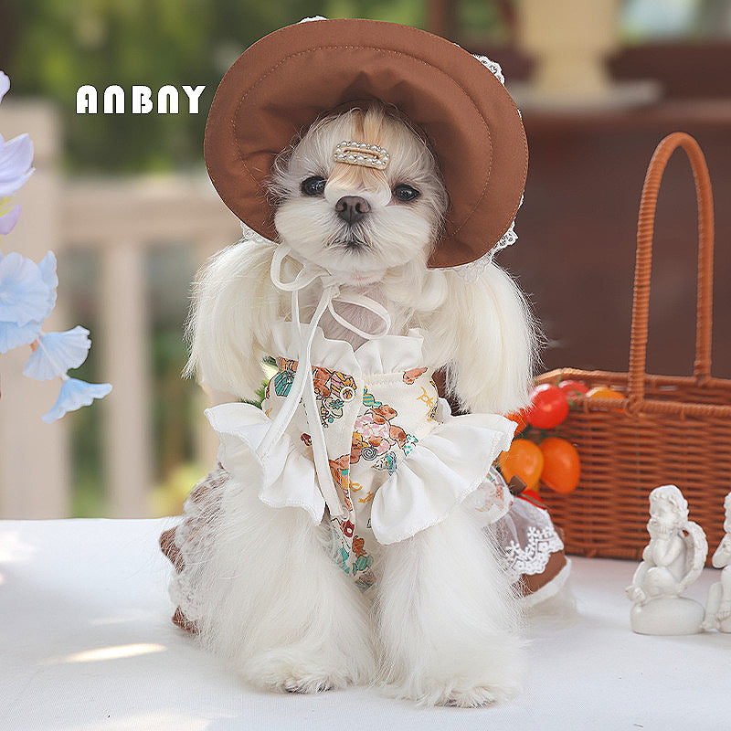ZenPaw Co. Lolita Pet Dress – Premium Princess Costume for Small Dogs